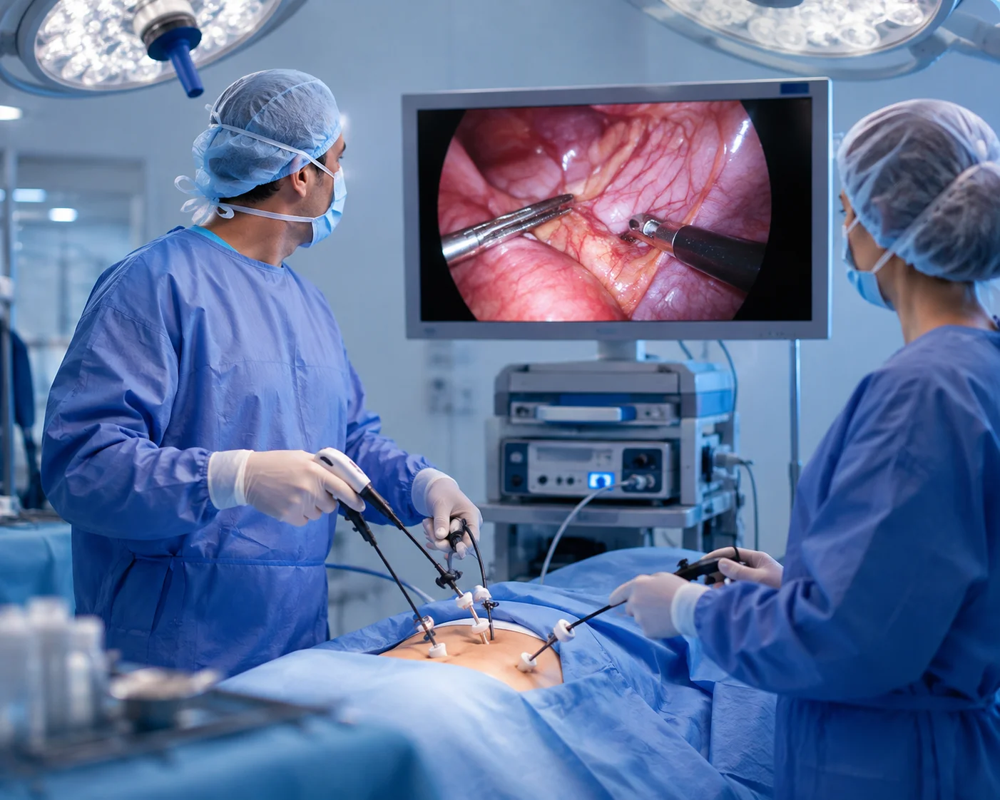 Minimally invasive gynecological surgery